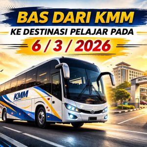 Bas Dari Kolej Matrikulasi Melaka 6/3/2026 (Jumaat)
