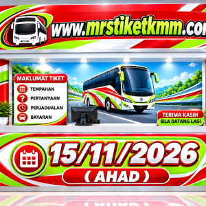 Balik Ke Kolej Matrikulasi Melaka 15/11/2026 (Ahad)