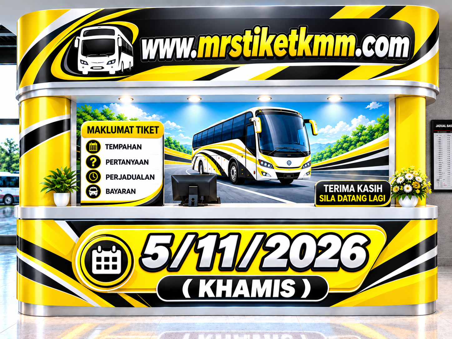 Bas Dari Kolej Matrikulasi Melaka 5/11/2026 (Khamis) 5.30pm
